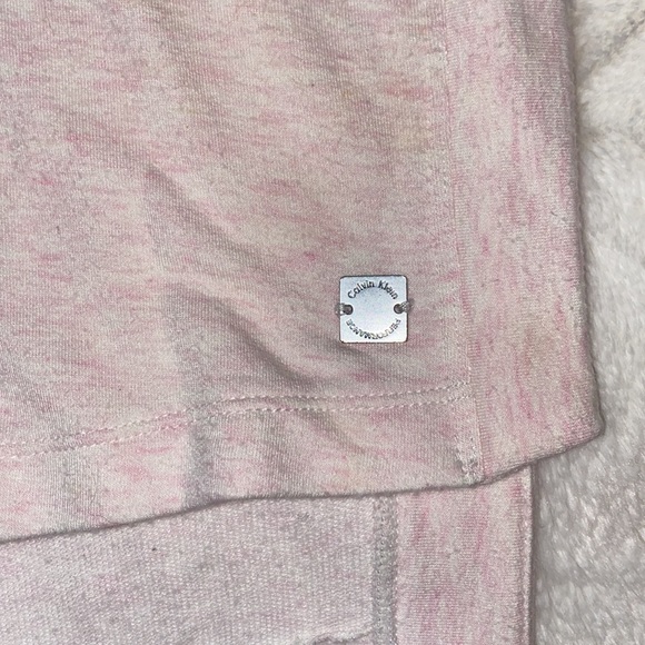 3 PC CALVIN KLEIN SET Quater Sleeve Top + Hoodie + Logo Shorts MEDIUM - Picture 12 of 16